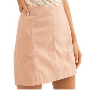 Free People Peach Mini Skirt